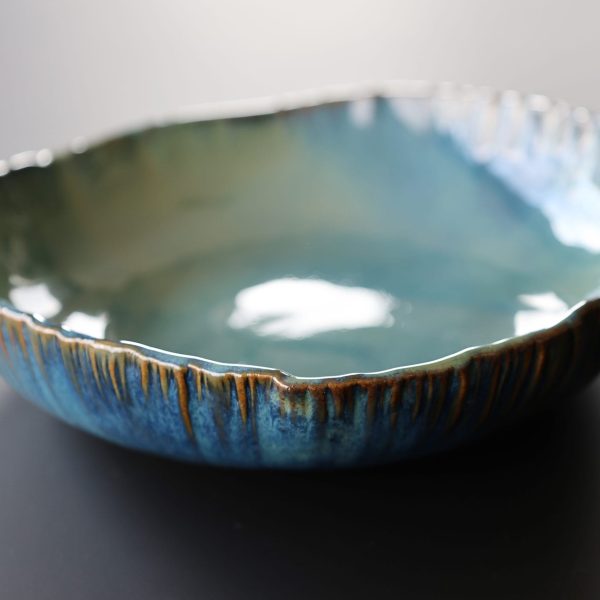 striee-coupe-bleu-vaisselle-christelle-CHIREUIL-1